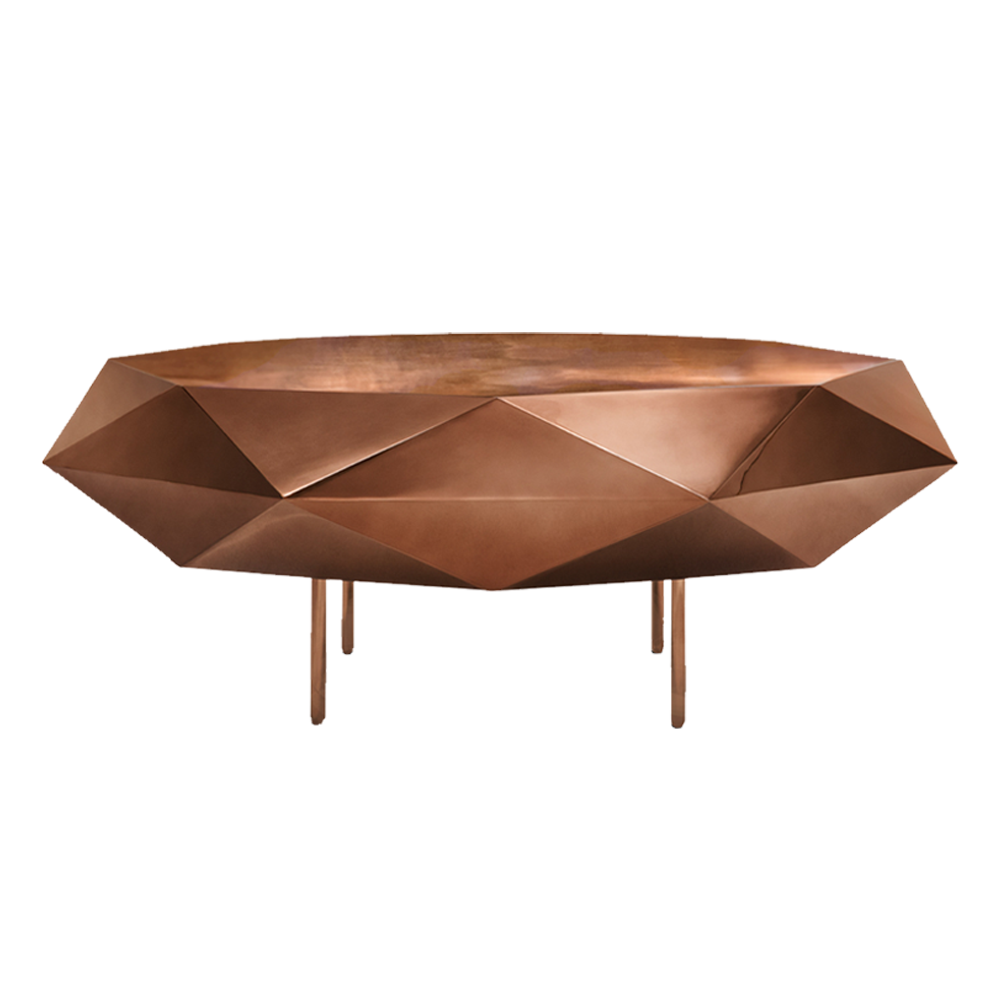 Luxury Coffee Table Rose Gold Table By Designer Nika Zupanc